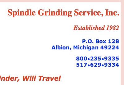 Spindle Grinding